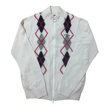 캘러웨이 아가일 스웨터 캘러웨이 골프 M