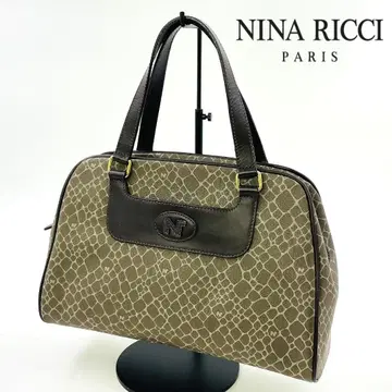 NINA RICCI 니나리치 핸드백 PVC 가죽 올 패턴 모노그램 계열