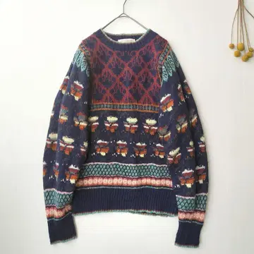 빈티지 티롤리안 니트 수입 구제 의류 80년대~90년대