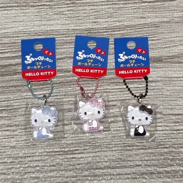 헬로키티 아크릴 키링 3개 세트