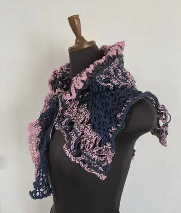 an/eddy 하스누마 치히로 성인 픽시 햇(네이비 x 핑크)