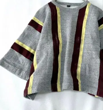 새상품급 45R 속기모 가공 와이드 맨투맨 풀오버