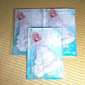 니노 제일복권 5등분의 신부 H상 오색 단장 빅 아크릴 스탠드