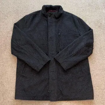 00s LONDONFOG 울 하프 코트 다크 그레이