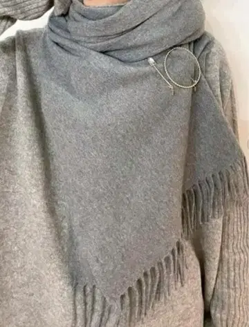 [ IENA (이에나) 구매 ] 캐시미어 스톨 (그레이)