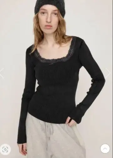 [ 미사용 새상품 ] SLY LACE DOCKING 상의