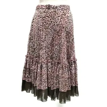 이타리야 애니멀 큐빅 플리츠 스커트 9 사이즈 8750