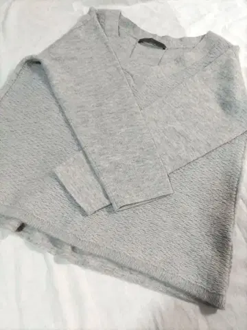 프레임워크 spick&span 그레이 V넥 니트 스웨터 새상품급