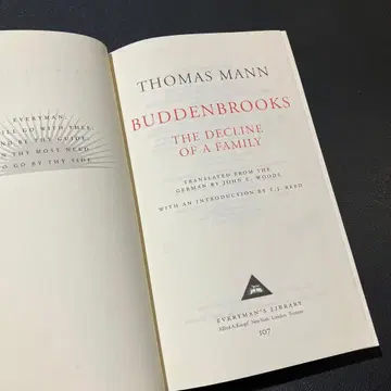 [ 외국도서 고서 ] Buddenbrooks 부덴브로크가 사람들