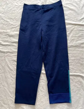 SUPER LADY 야마모토 간사이 LL 네이비 크롭 팬츠