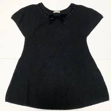 리본 니트 원피스