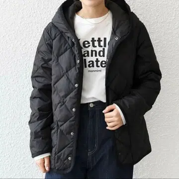 TAION 쉽스 SHIPS any 별주 블랙 다운 자켓