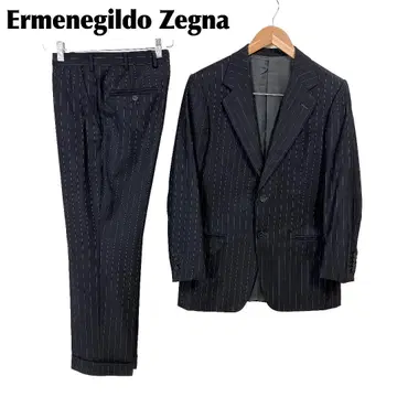 ErmenegildoZegnaTROFEO 수트 셋업 44C 블랙