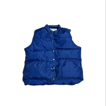 80s USA L.L.Bean 다운 베스트 파랑