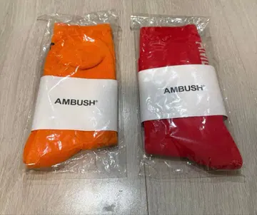 앰부쉬 삭스 레드 오렌지