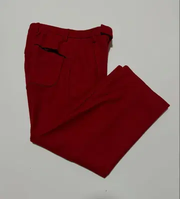 1chilu 이치 울 와이드 팬츠 레드 빨간색