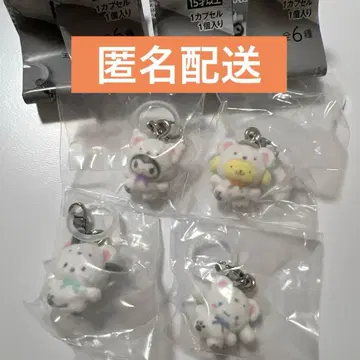 산리오 메지루시 액세서리 복슬복슬 스노우 4종 세트