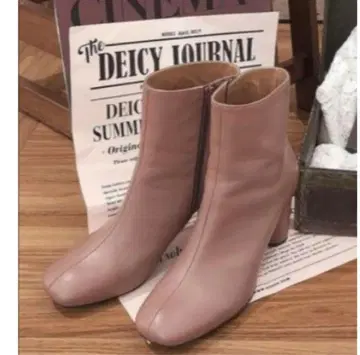 새상품급 정가 3만 deicy 천연 가죽 부츠 베이지