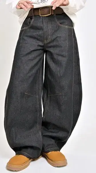 L2156 L black 리지드 벌룬 데님 지저인 ONLINE