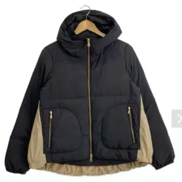 택 포함 새상품! QTUME 쿠튀르 블랙 다운 자켓 38 사이즈