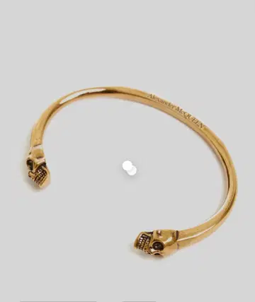 Alexander McQueen 골드 스컬 팔찌