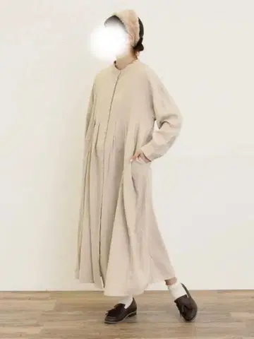 [ Cross x Linen ] 턱 원피스 [ S/M 사이즈 ]