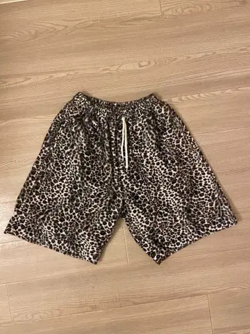 90s 구제 의류 인조 모피 하프 팬츠