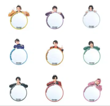 SnowMan 거울 스티커 전원