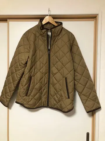 AIGLE 퀼팅 자켓 브라운 계열