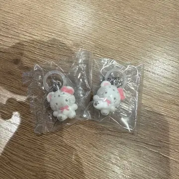 산리오 캐릭터즈 포근포근 스노우 마커 액세서리 헬로키티 2개