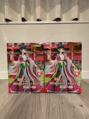 약사의 혼잣말 BRILLIANT 피규어 고양이 2점