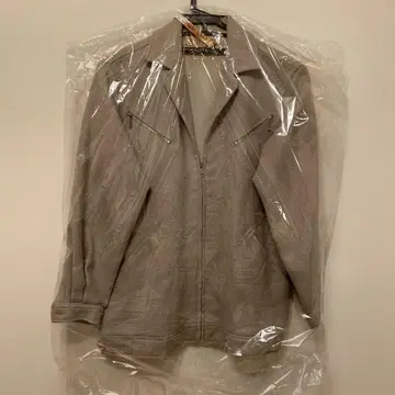 [ 빈티지 ] BUZZ-SHOP 그레이 캐주얼 자켓 지퍼 포함