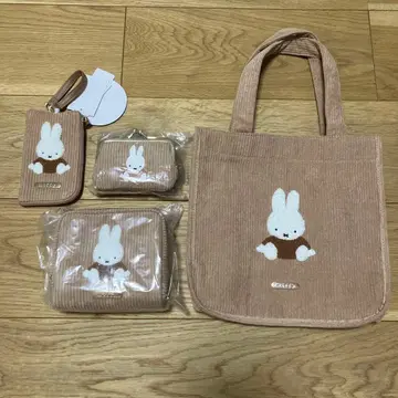 [ 새상품 ] 미피 사가 코듀로이 시리즈 4세트 베이지