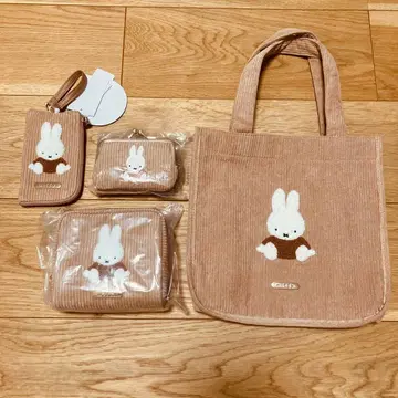 [ 새상품 ] 미피 사가 코듀로이 시리즈 4세트 베이지