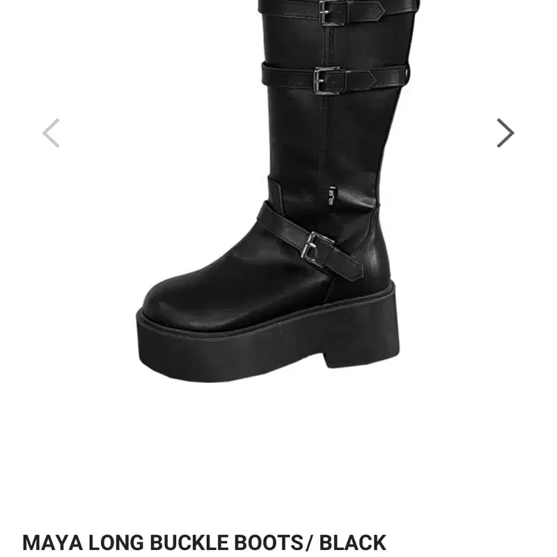 New Products] maya Long Buckle Boots As on 230mm #애즈온마야부츠