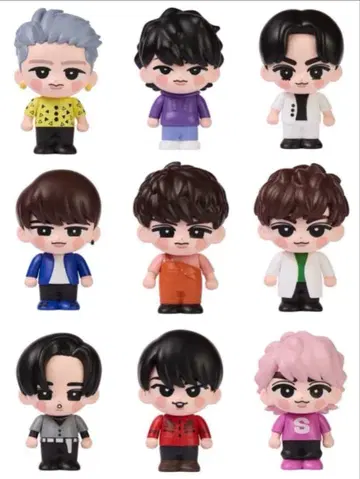 SnowMan 소프트 비닐 9체 세트