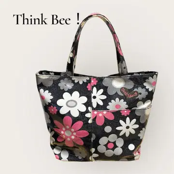 Think Bee! 플라워 프린트 토트백