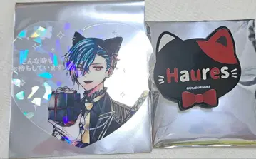 악마고양이 난자 콜라보 하울레스 네임 배지 컬렉션 클리어 카드