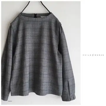 차일드우먼 글렌체크 가을/겨울 셔츠 블라우스 일본제