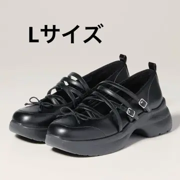 GU rokh 메리제인 슈즈 블랙 L