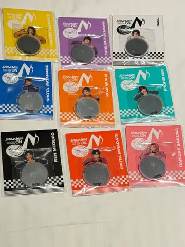 SnowMan 거울 스티커 전원