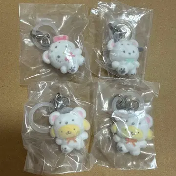 산리오 캐릭터즈 포근포근 스노우 키티 포차코 폼폼푸딩