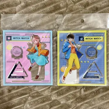 위치 워치 레트로 팝 와카츠키 니코 오토기 모리토 아크릴 스탠드 세트
