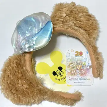 더피 20주년 머리띠 컬러풀 해피니스 스티커 TDS