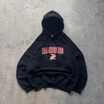 길단 USA 구제 의류 RIDERS 후드티 맨투맨 프린트 블랙