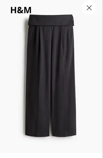 H&M 테일러드 팬츠 36 차콜 그레이