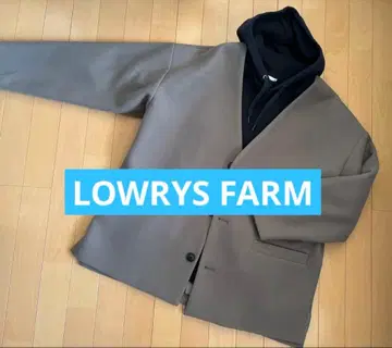 LOWRYS FARM 노카라 자켓 MENS 아우터 코트