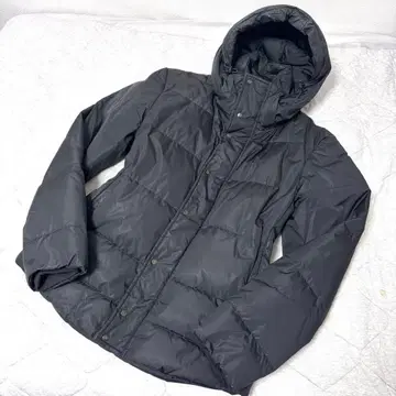 꼼 사 커뮨 다운 자켓 리몬타 후드 블랙 M 사이즈