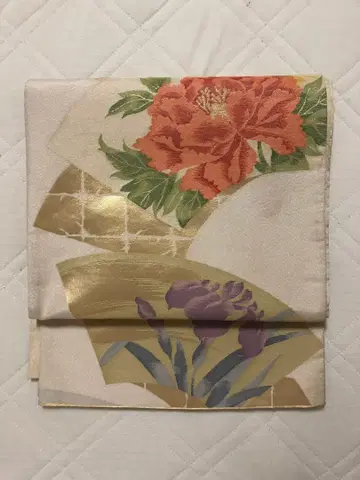 니시진 비단 후쿠로 오비 [고급] 니시진 문직