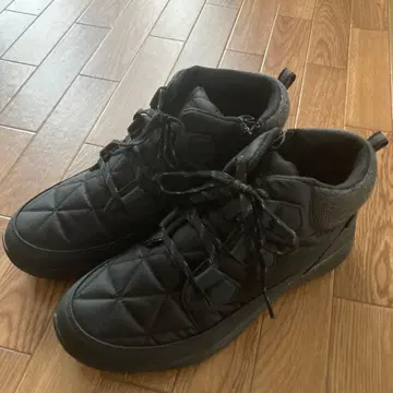 문스타 블랙 퀼팅 스노우 부츠 24.5cm